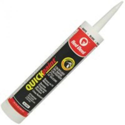Quick Paint White Cart 10.1Oz RED DEVIL INC Latex Silicone 00130CA 075339012796