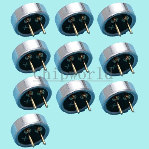 10pcs Microphone 6*2.2mm Capacitive Electret Microphone 52DB