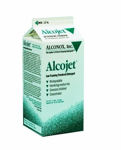 Alconox 1404 alcojet nonionic low-foaming powdered detergent, 4lbs box for sale