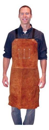 3836 bib apron leather 24x36dark brown for sale