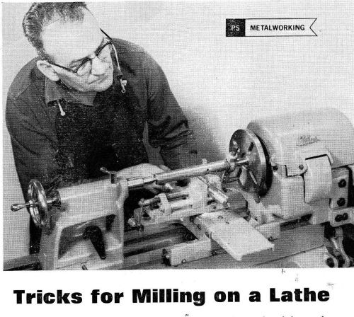 Milling Trick How To Mill On Metal Lathe Machining Turn Make Mill Turningl #320