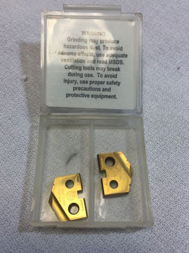 (2) NEW ACME 151T,  .703 (45/64) COBALT  SPADE BLADE DRILL INSERTS FREE SHIPPING