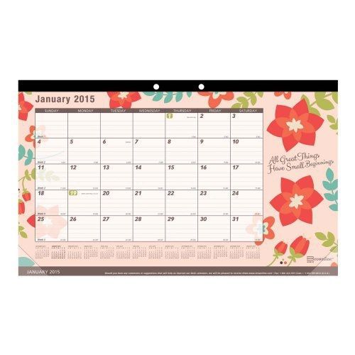 Brownline 2015 colorful desk pads, wisdom, 17.75 x 10.87 inches (c195111-15) for sale