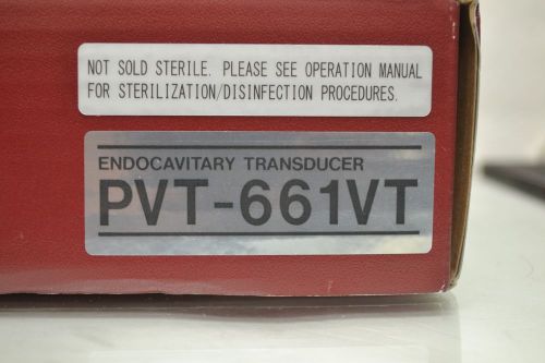 Toshiba Aplio XG PVT-661VT Ultrasound 6MHz Endorectal Transducer Medical