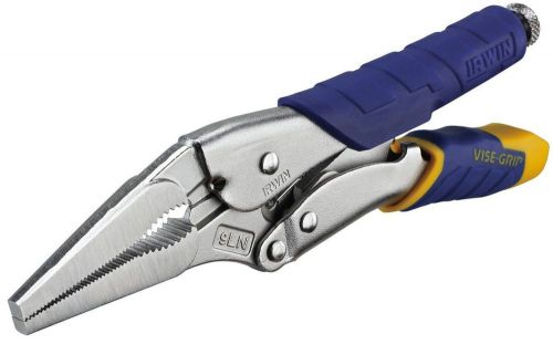 Irwin - fast release™ long nose locking pliers with wire cutter (15t) for sale
