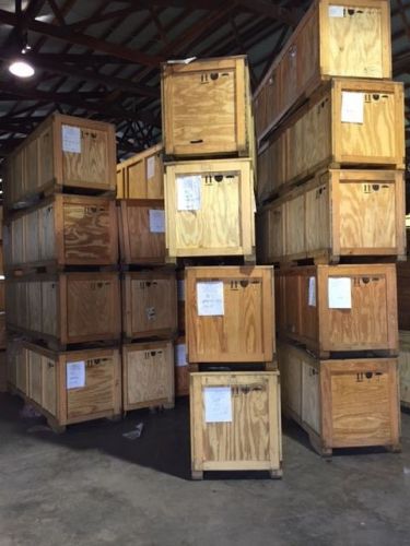 Shipping Crates Containers Wooden Heat Treated 31&#034; X 29&#034; X 102&#034;
