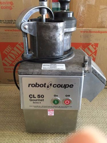 Robot coupe cl 50 gourmet series a vegetable preparation with 6 discs for sale
