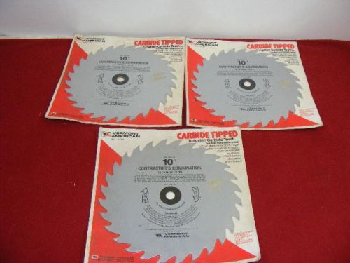 3 - Aru Edge 7-7 1/4 40 Tooth Universal Arbour Saw Blades 11-204 NEW