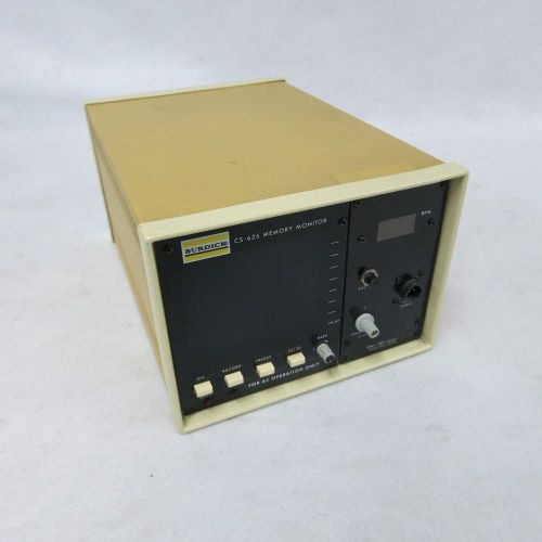 Burdick CS-625 Memory Monitor PA-101 #A05