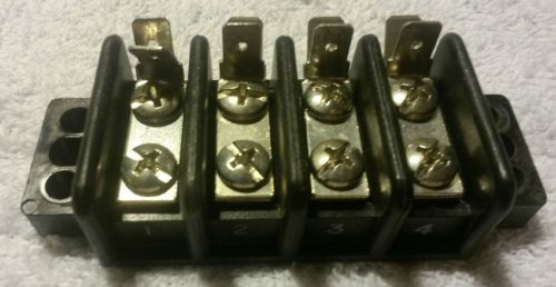 Used terminal block double row with quick connects for sale