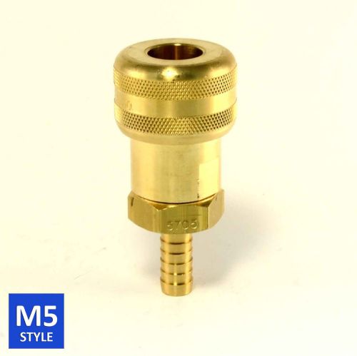 Foster 5 series brass quick coupler 1/2 body 3/8 hose barb air water fittings for sale