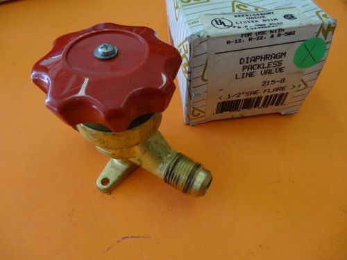 Svc refrigeration line valve 1/2&#034; o.d. 215x7-8s for sale