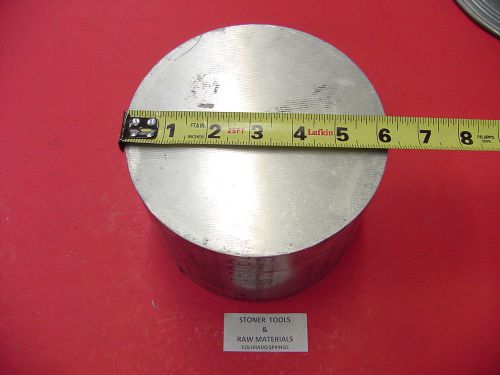 6-1/4&#034; aluminum 6061 round rod 4-3/8&#034; long t6511 6.25&#034; od solid lathe bar stock for sale