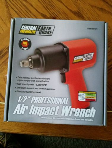 Central pneumatic 1/2 drive professional air impact wrench for sale