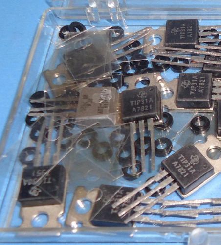 Vintage Texas Instruments TIP Monolithic Silicon Power Transistors 37 pc Job Lot