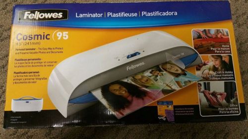 Fellowes Cosmic 95 Home Office Laminator Hot or Cold Press/NEW