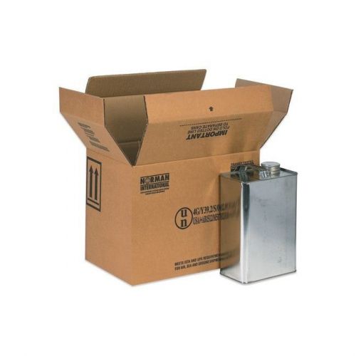 &#034;F-Style Boxes, 4 - 1 Gallon, 13 3/4&#034;&#034;x9&#034;&#034;x10 3/8&#034;&#034;, Kraft, 20/Bundle&#034;