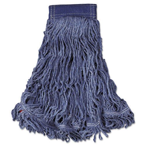 Swinger loop wet mop head, x-large, cotton/synthetic, blue, 6/carton for sale