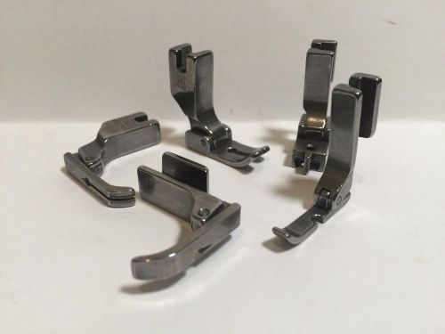 5 Zipper &amp; standard Feet For Consew, Singer, Juki industrial sewing machine,