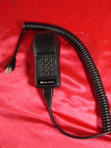 Midland MIC MICROPHONE Radio Mobile Base 12v Model 70-2185 Key Pad
