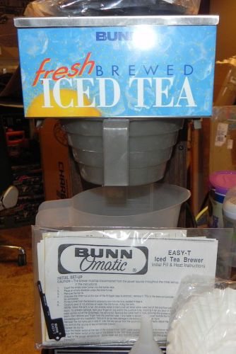 Older (1990) BUNN OMatic EASY TEA Fresh Brewed Iced Tea Maker S/N 702B NEW