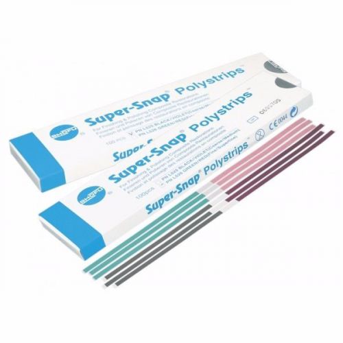 Shofu Super-Snap Polystrips  Finishing Polishg coarse medium black violet 100pcs