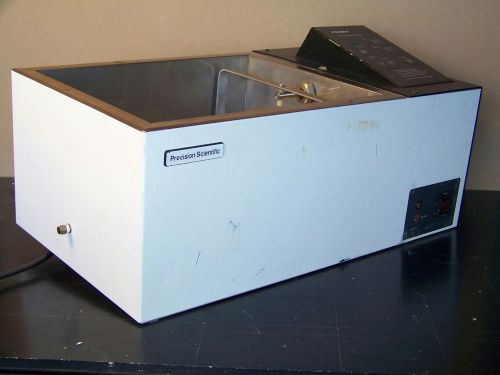 Used precision scientific 25 reciprocal shaking lab water bath heated tank for sale