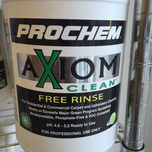 Prochem axiom clean free rinse 4/1 gl case for sale