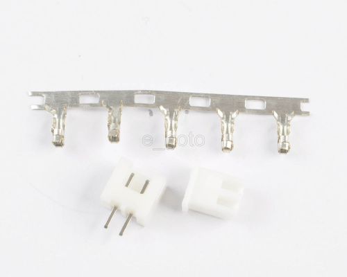10PCS 2 pins 2.54mm XH-2P DIP white Connector leads Heade Kit