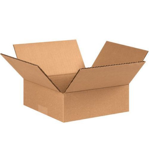 Corrugated Cardboard Flat Shipping Storage Boxes 8&#034; x 8&#034; x 2&#034; (Bundle of 25)