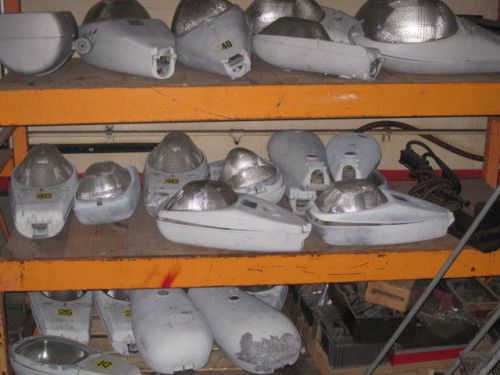 Huge Lot of used surplus Outdoor Street, Parking and Floodlights Over 300 Lights