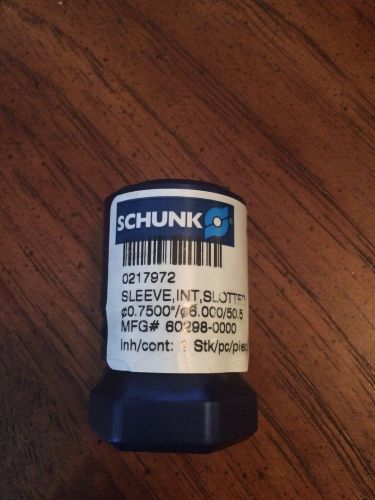 ***NEW***NEVER USED*** Schunk Slotted Sleeve 0217972