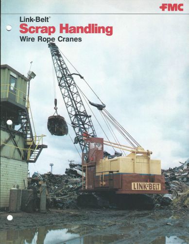 Equipment brochure - link-belt - scrap handling wire rope cranes (e3105) for sale