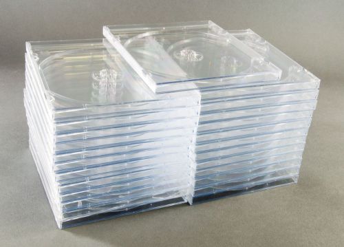 25 STANDARD Clear CD Jewel Case