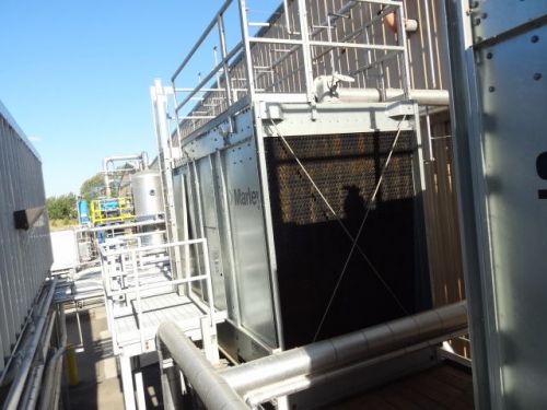 Set of 2 marley spx series nc cooling towers 2012 146 tons 72&#039;&#039; fan 7.5 hp motor for sale