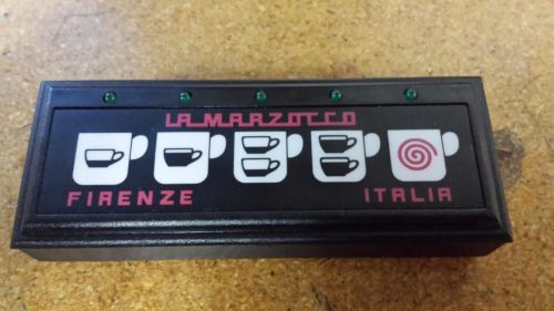 La Marzocco Linea Button Box 3D5 w Tea 6 pin and 10 pin DOS MASK + TEA