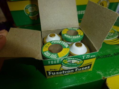 FUSETRON 25 AMP T25 BUSSMAN 2 BOXES TOTAL 8 FUSES