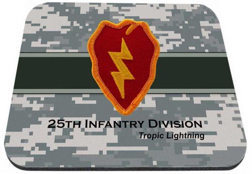 US Army 25th Infantry Division Tropic Lightning Mouse Pad