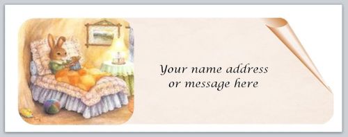 30 Personalized Return Address Labels Mouse Family Buy 3 get 1 free (bo804)