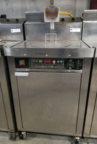Giles Chester Fried CF-400G Autolift Low Pressure Fryer - Gas