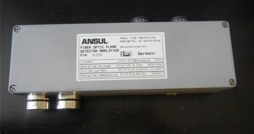 ANSUL Fiber Optic Flame Detector Amplifier 417251 LFX-2-FS
