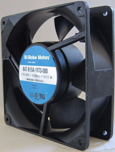 GLOBE MOTORS, A47-B15A-15T3-000, Boxer Fan, 115VAC, 88-102 CFM, 70 Available