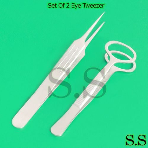 Set Of 2 Eye Tweezer Eye Surgical Instruments