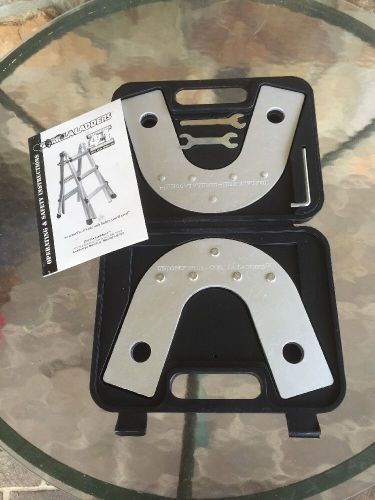 Gorilla Aluminum Ladders 4 in 1 Static Hinge Kit w/ Storage Case &amp; Accessories