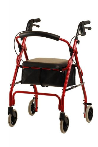 New nova getgo classic rollator 4202crd, red, free shipping, no tax for sale