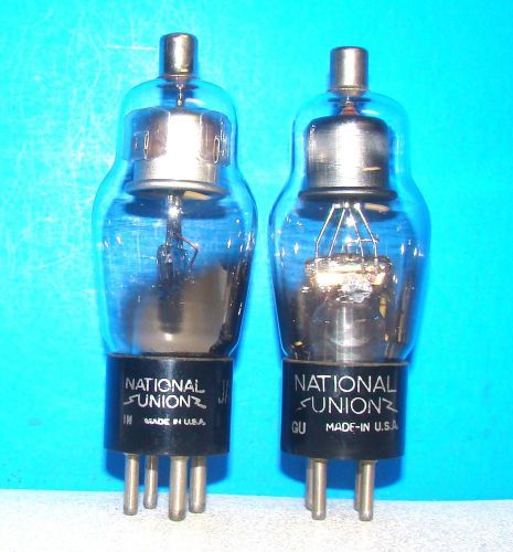 2X2A 2X2 879 VT-119 NU radio vintage vacuum tubes 2 valves tested ST shape 2X2A