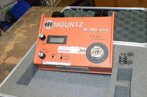 Mountz Torque Tester M-100 M100 Non Working Parts Unit