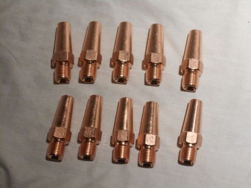 (10) Superior Consumables S K50010-1228,  4.3Z-45 MIG Welding Tips 4.3mm Bore