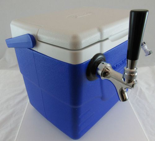 Single Tap Beer Jockey Box, 9 qt Picnic Cooler, 1x50&#039; High Efficiency Coil