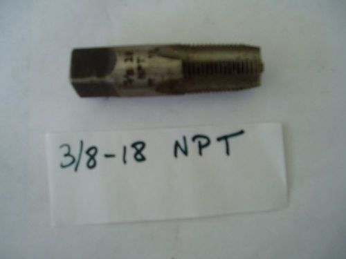 3/8&#034; - 18  NPT pipe threading tap.